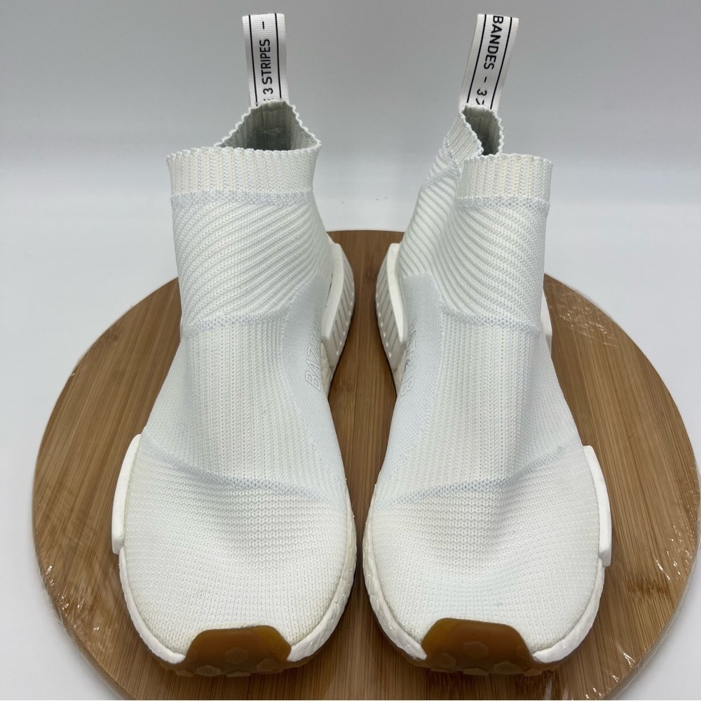 Adidas NMD City Sock Gum Pack White Rare Primeknit GUC Size 10 - Picture 4 of 15